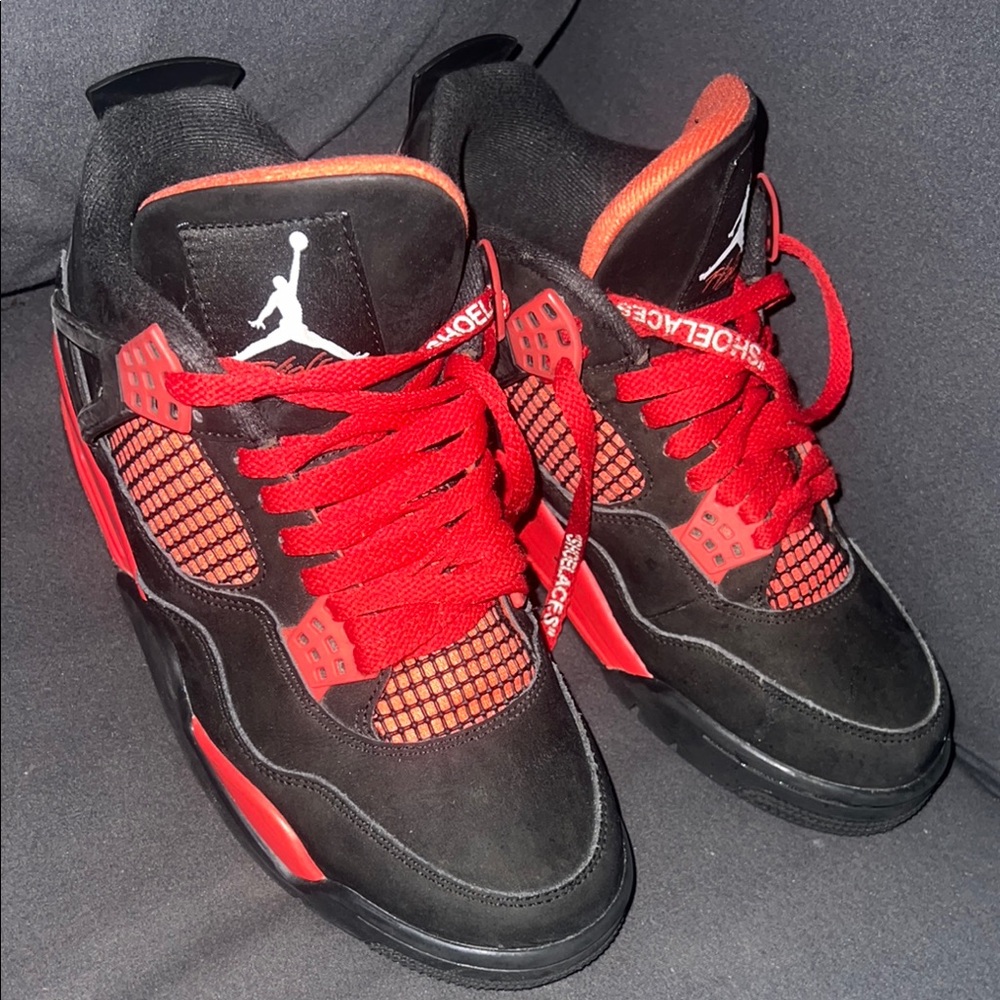 Jordan Black and Red Men's Shoes